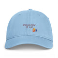 Chalkin' It Up Baseball Cap – Retro Pool Balls Embroidered Washed Hat