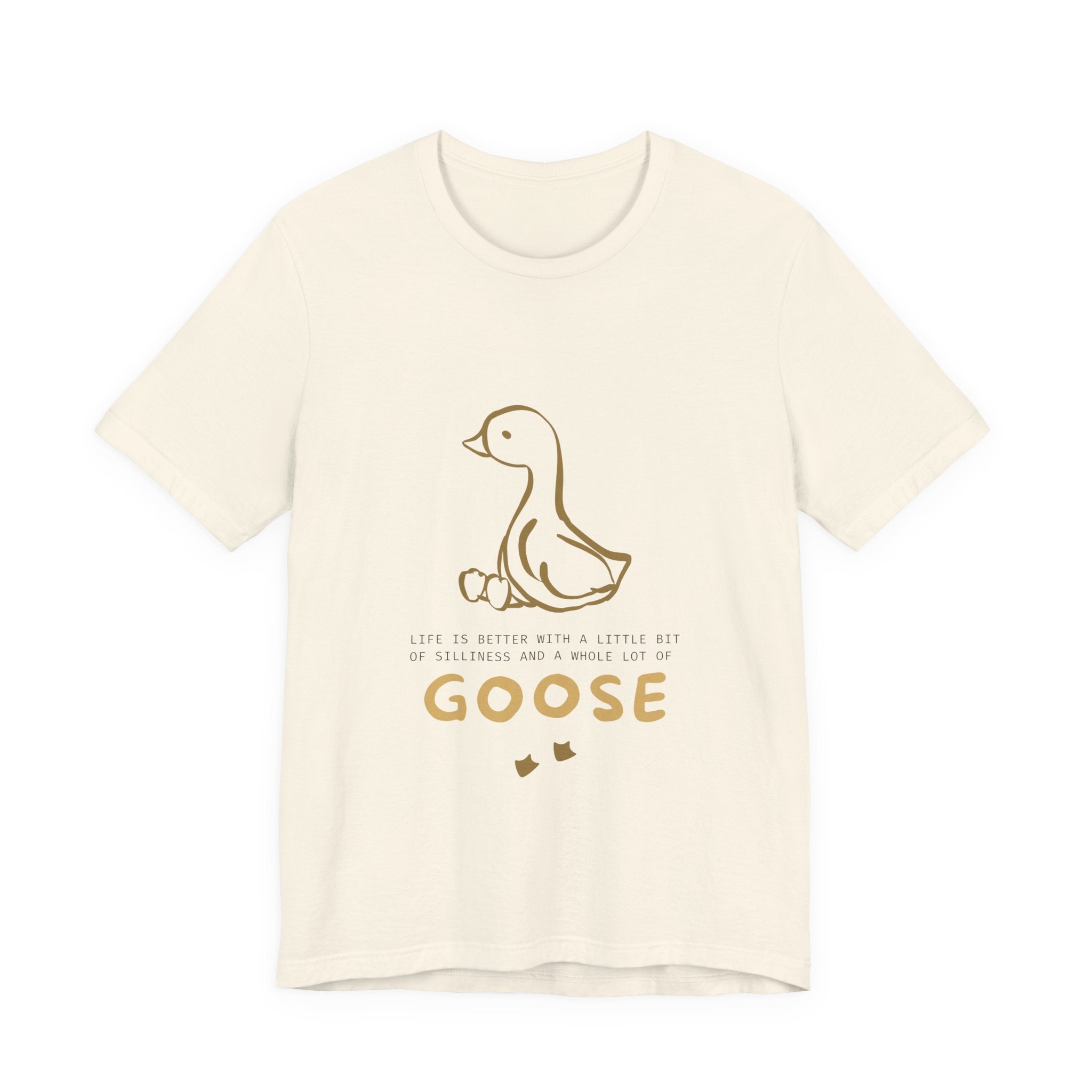 Goose Graphic Tee – Cute Minimal Duckling Design