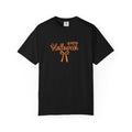 Halloween Bow T-Shirt — 'Happy Halloween' Orange Script Tee