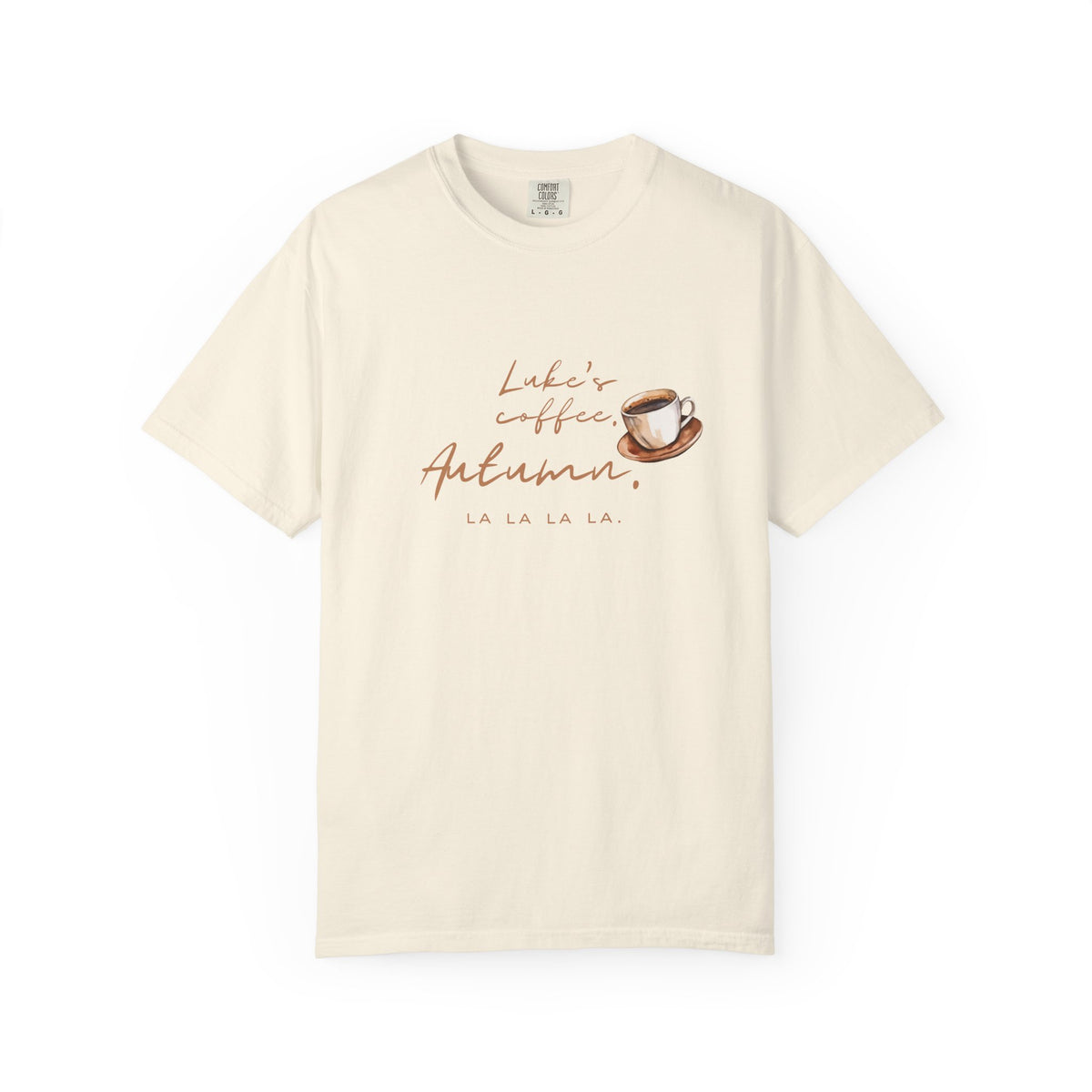 Autumn Coffee Tee — "Luke's Coffee & Autumn" Graphic T-Shirt