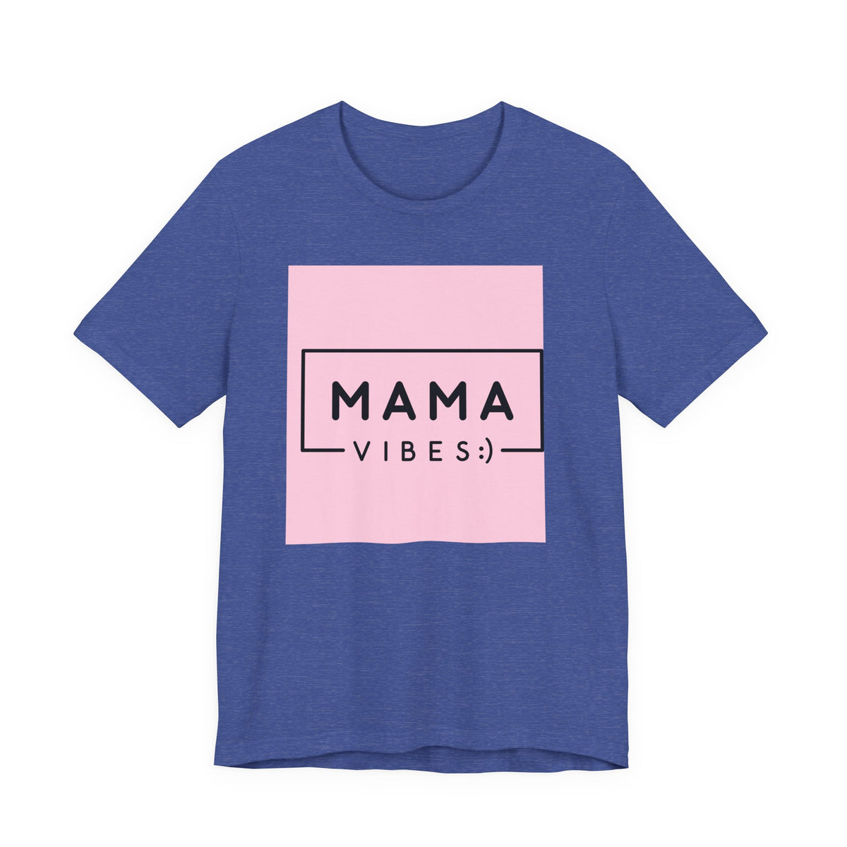 Mama Vibes Pink Graphic Tee – Mothers Day Casual T‑Shirt