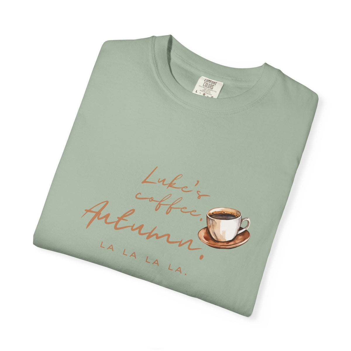 Autumn Coffee Tee — "Luke's Coffee & Autumn" Graphic T-Shirt