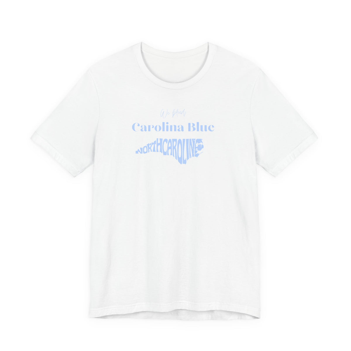 Carolina Blue North Carolina State Outline Tee