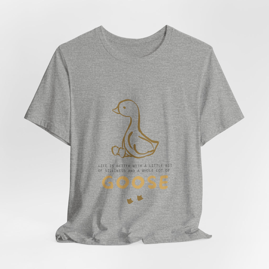 Goose Graphic Tee – Cute Minimal Duckling Design