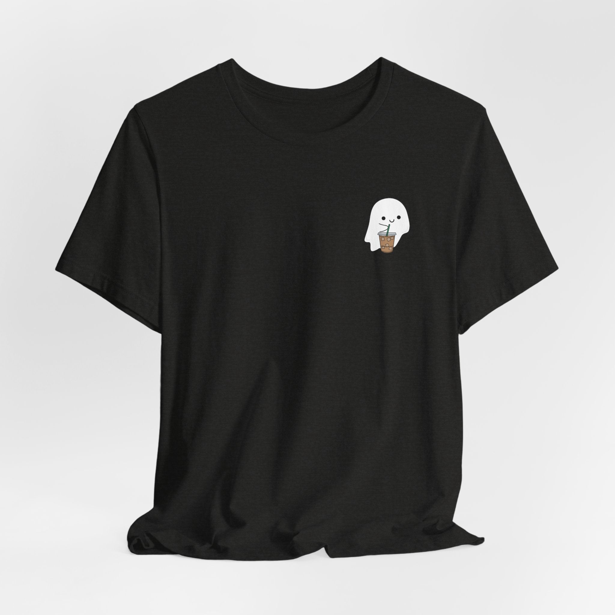 Seal with Coffee T-Shirt — Cute Minimal Pocket Graphic Tee