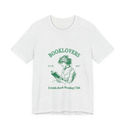 Booklovers Tee — Vintage ‘Friends Book Reading Club’ Graphic Shirt
