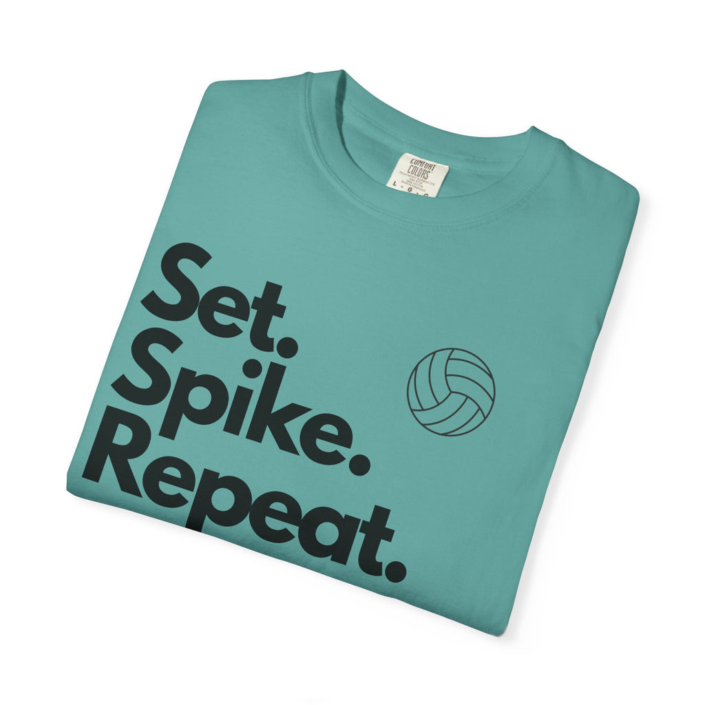 Set. Spike. Repeat. Volleyball T-Shirt