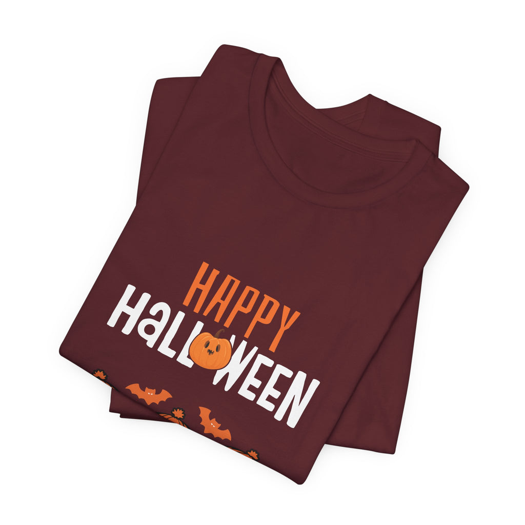 Happy Halloween Ghosts Tee — Cute Fall Pumpkin Beanie Ghosts T-Shirt