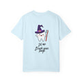 Tooth Witch T‑Shirt — Cute Halloween Dental Tee (“Let Me Brush Your Fangs”)