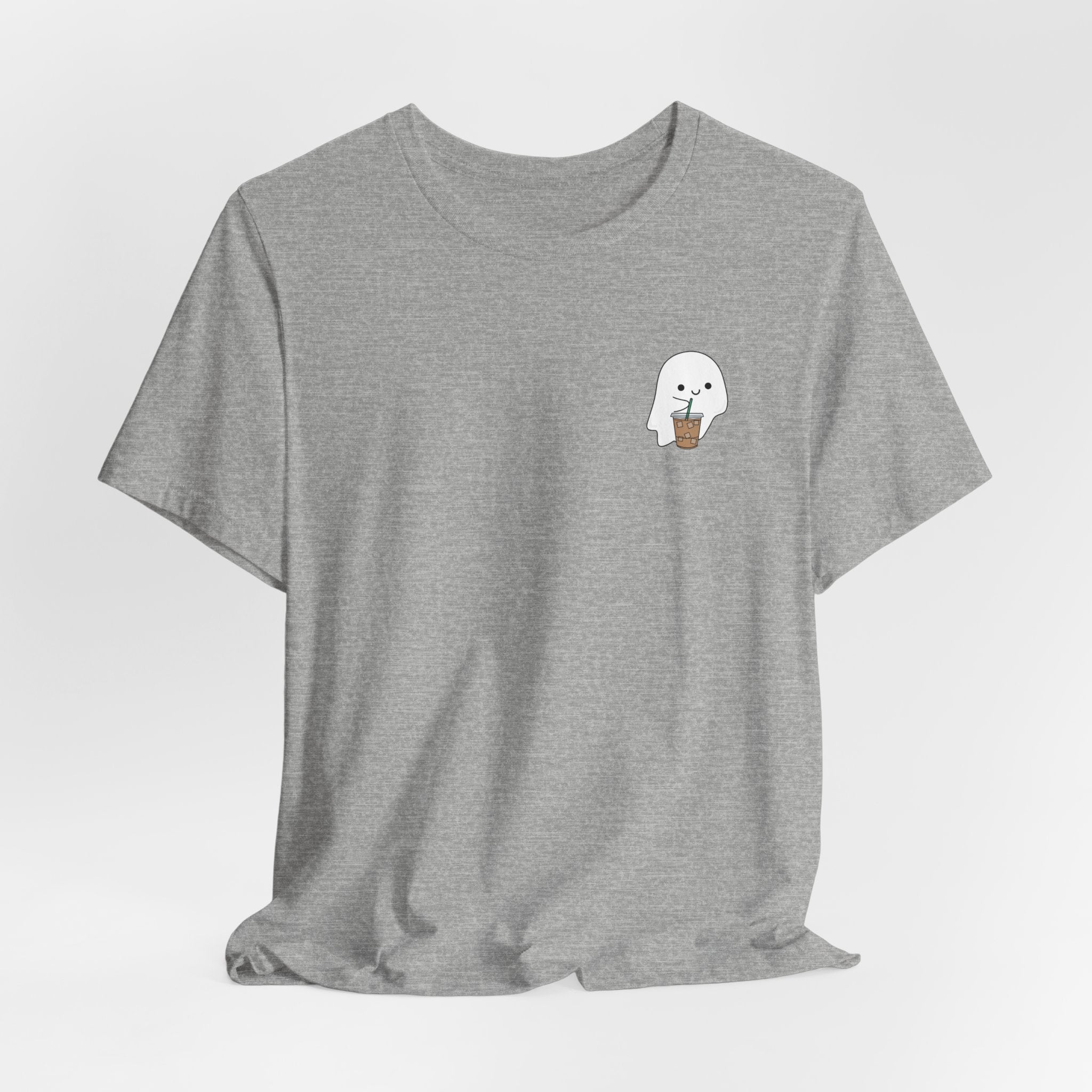 Seal with Coffee T-Shirt — Cute Minimal Pocket Graphic Tee