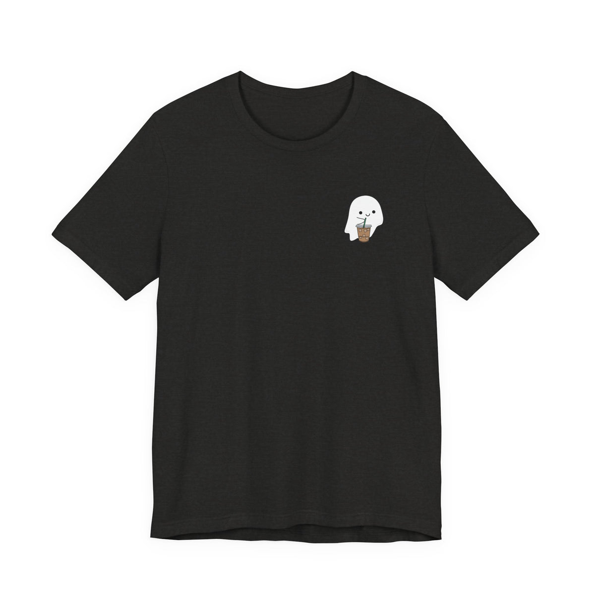 Seal with Coffee T-Shirt — Cute Minimal Pocket Graphic Tee