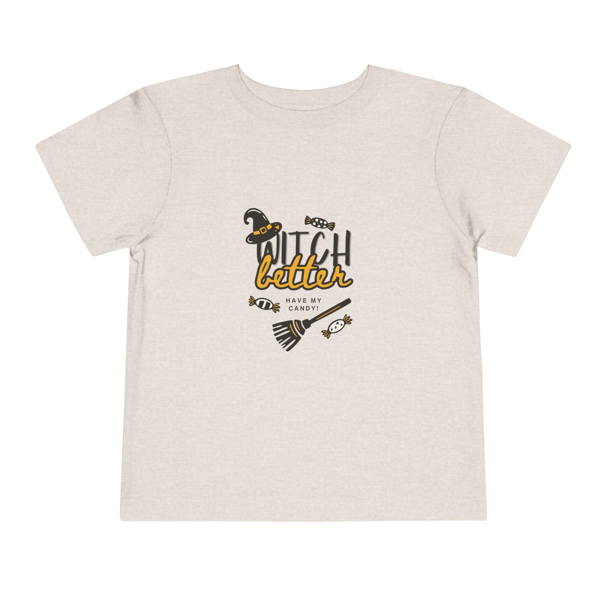 Toddler Tee — "Witch Better Have My Candy" Halloween Graphic