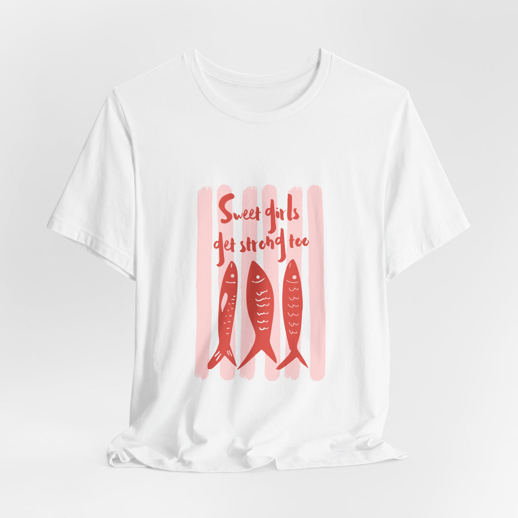 T-Shirt — Sweet Girls Get Stitched Too Graphic Tee