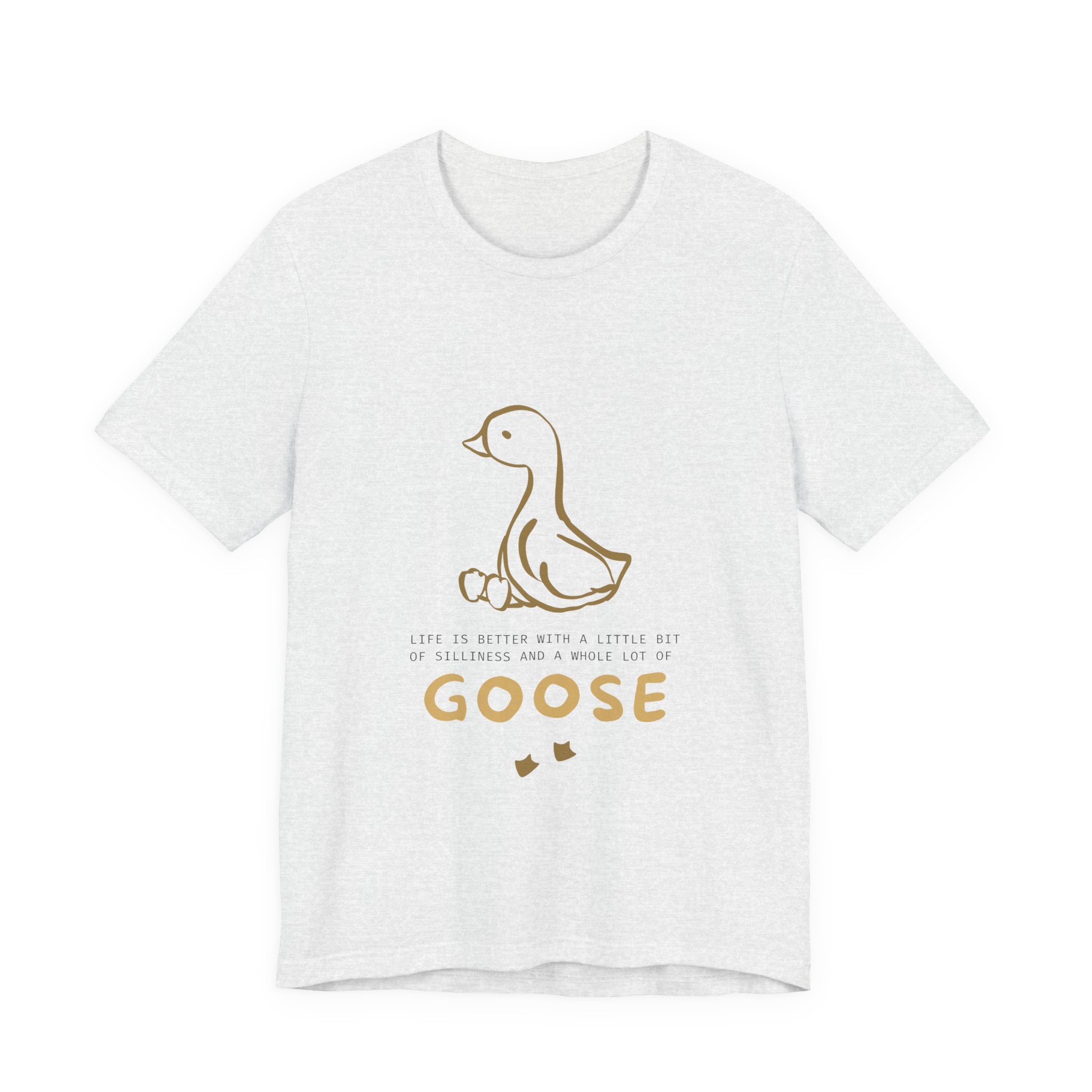 Goose Graphic Tee – Cute Minimal Duckling Design