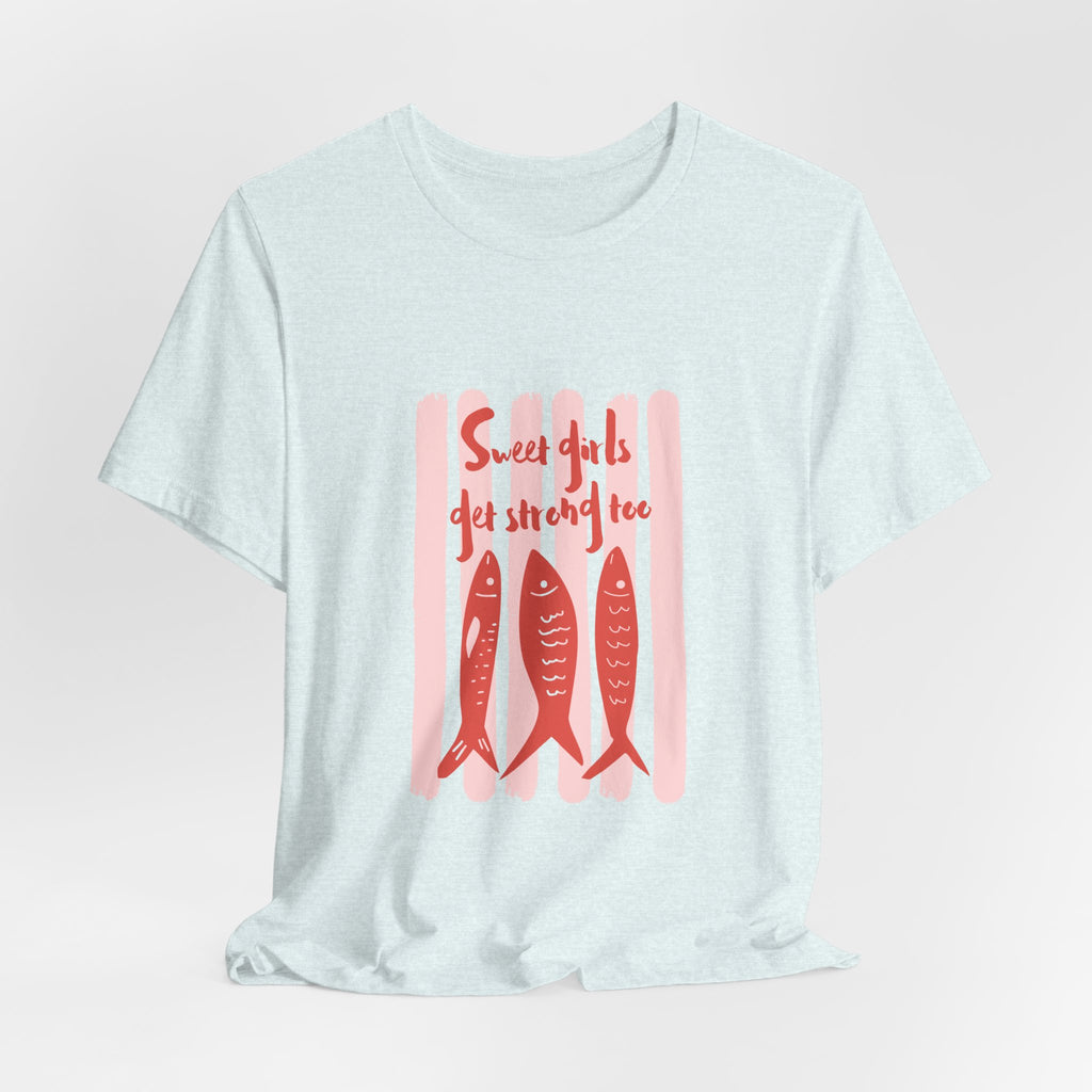 T-Shirt — Sweet Girls Get Stitched Too Graphic Tee