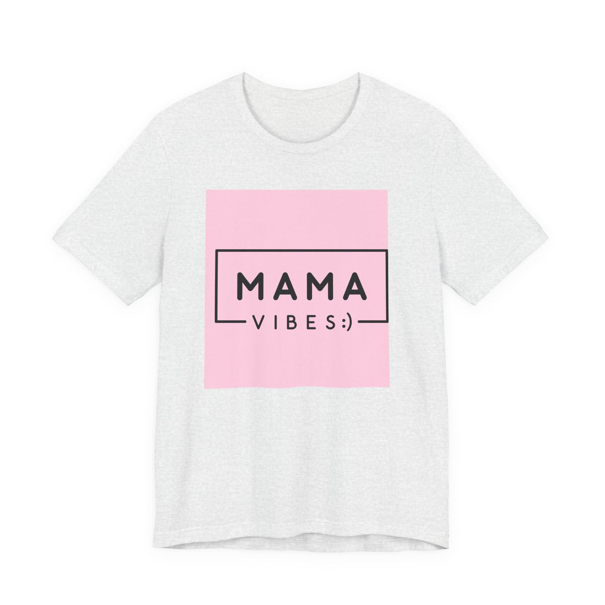 Mama Vibes Pink Graphic Tee – Mothers Day Casual T‑Shirt