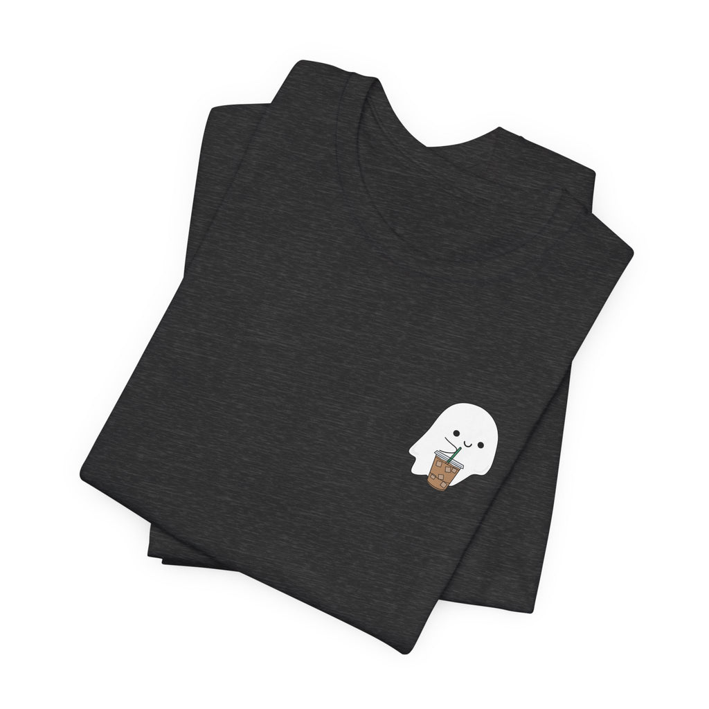 Seal with Coffee T-Shirt — Cute Minimal Pocket Graphic Tee