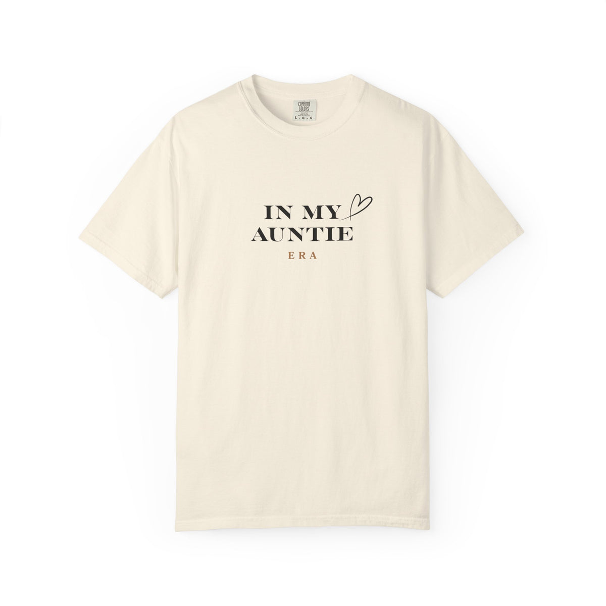 In My Auntie Era T-Shirt — Feminine Aunt Tee with Heart Graphic