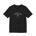 Just a Little Ray of Black T-Shirt — Minimalist Gothic Graphic Tee