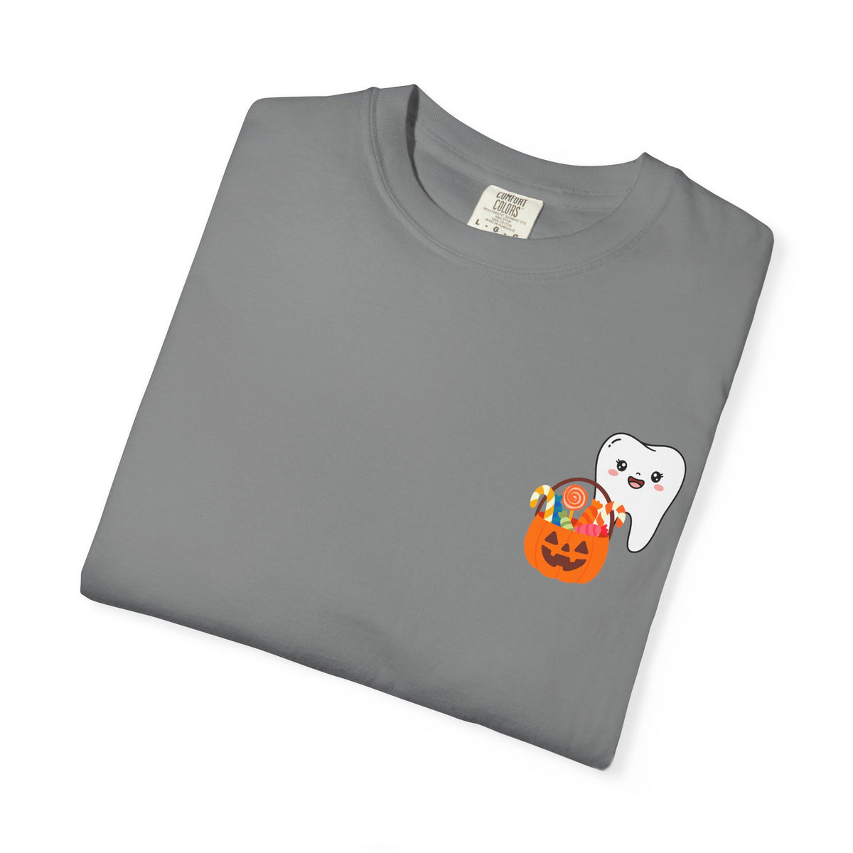 Tooth Witch T‑Shirt — Cute Halloween Dental Tee (“Let Me Brush Your Fangs”)
