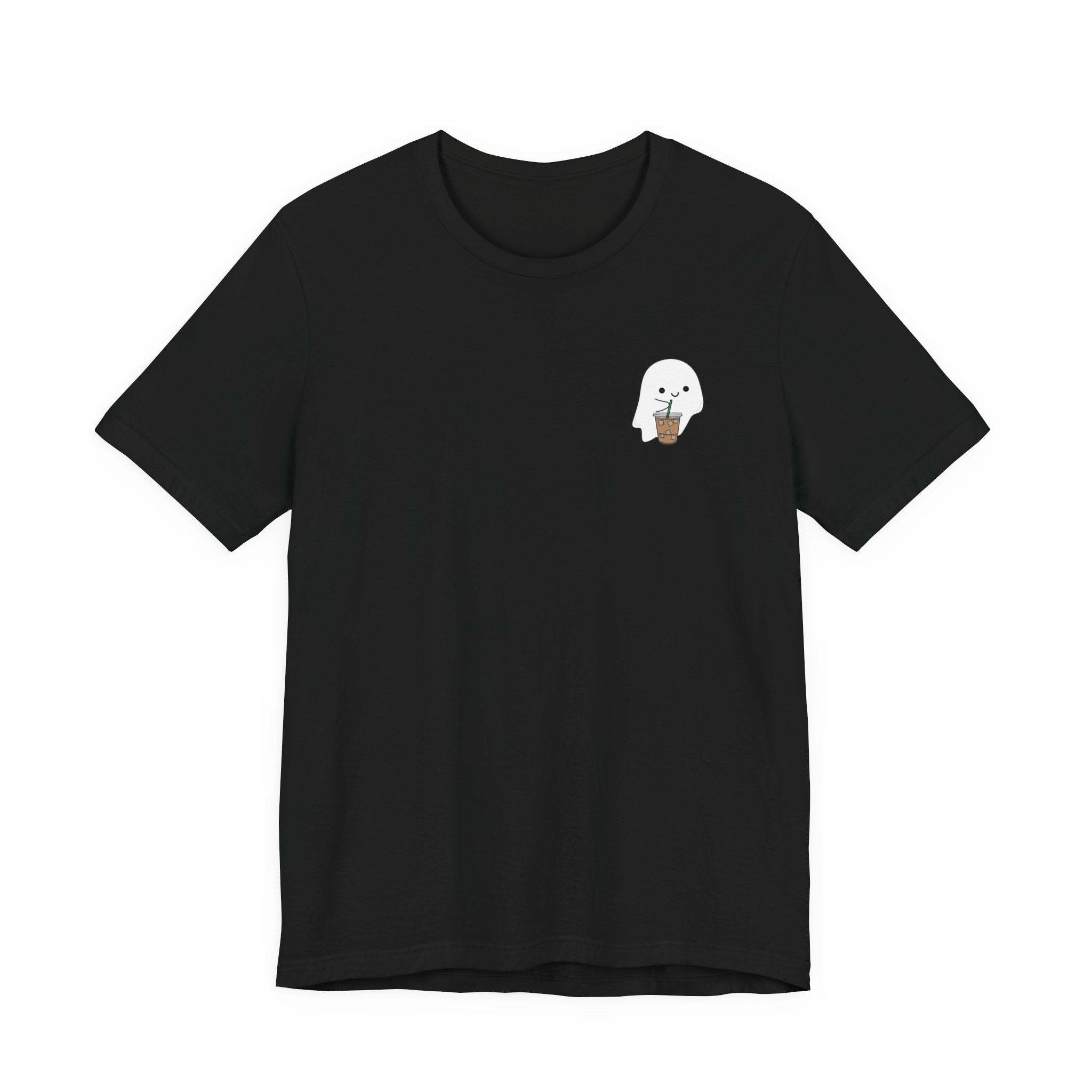 Seal with Coffee T-Shirt — Cute Minimal Pocket Graphic Tee