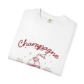 Champagne Tower T-Shirt — Retro Script Champagne Graphic Tee