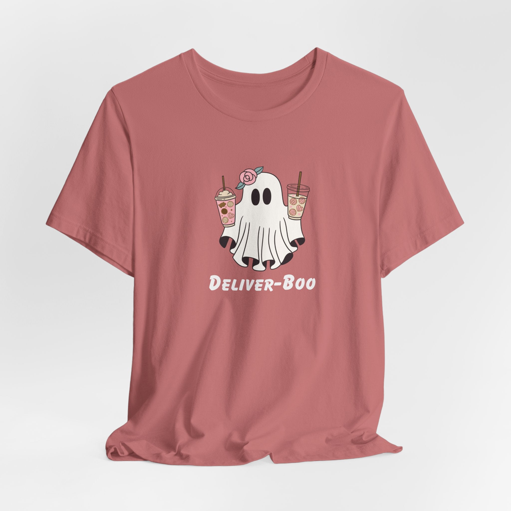 Deliver-Boo Ghost Tee – Cute Halloween Coffee T-Shirt