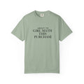 Girl Math T-Shirt – "About to Girl Math This Purchase" Graphic Tee