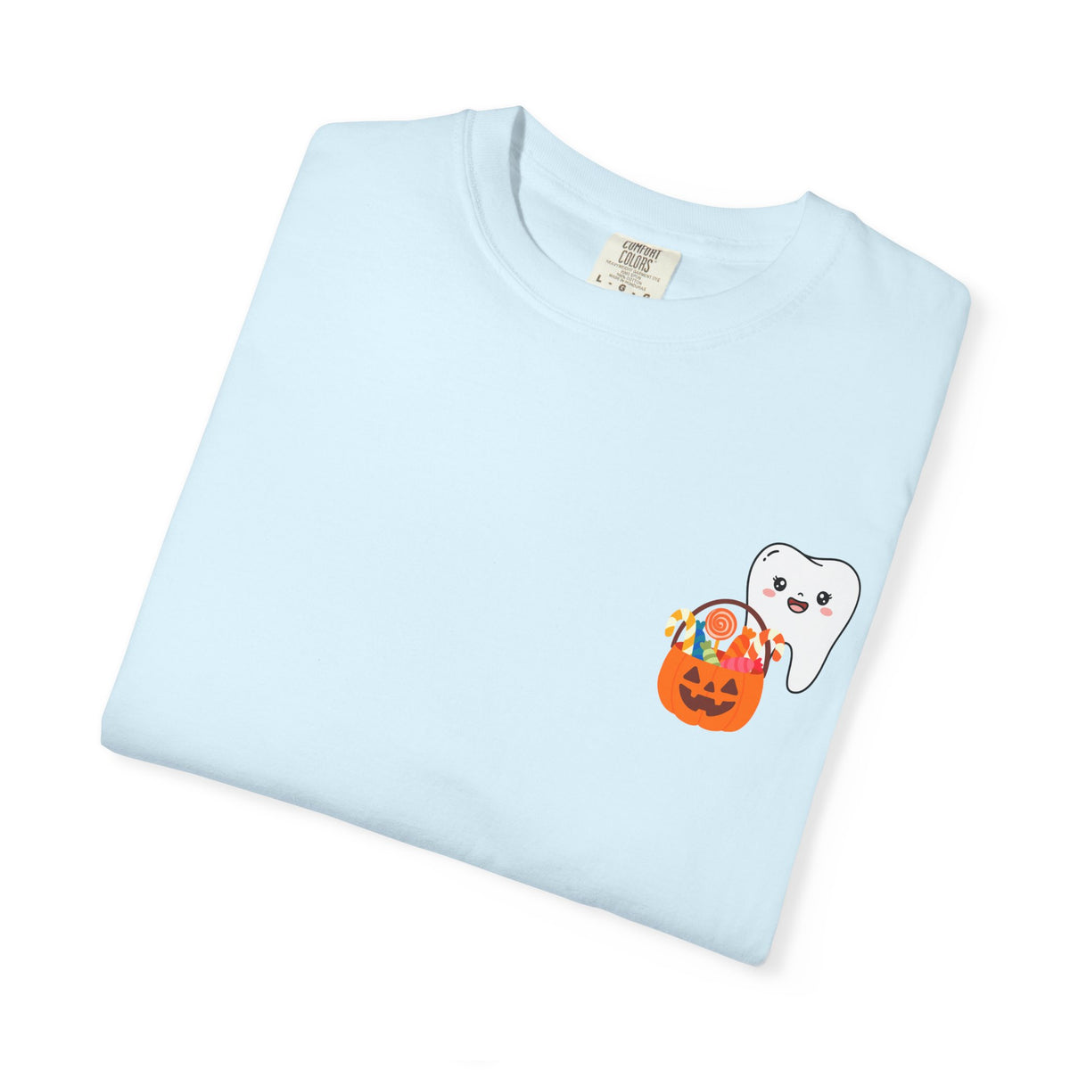 Tooth Witch T‑Shirt — Cute Halloween Dental Tee (“Let Me Brush Your Fangs”)