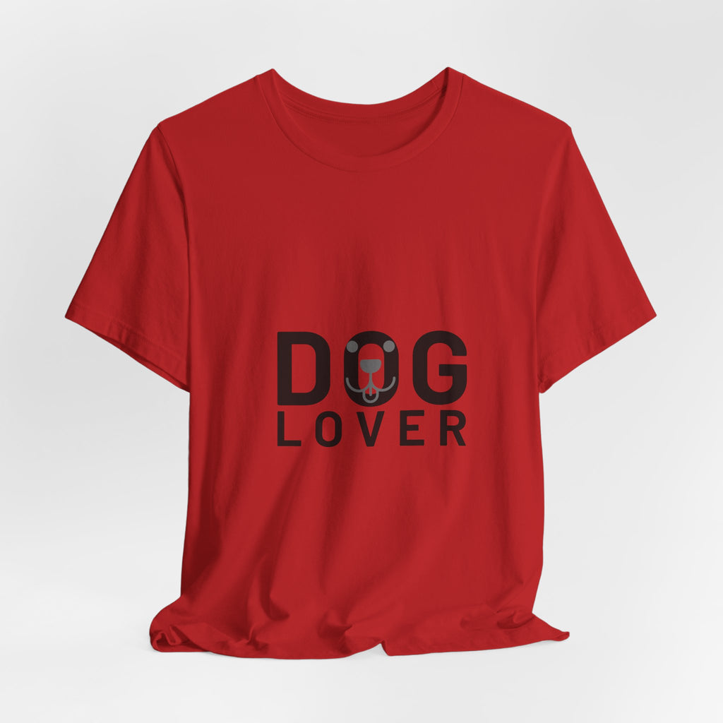 Dog Lover T-Shirt — Cute Paw & Collar Graphic Tee for Pet Owners