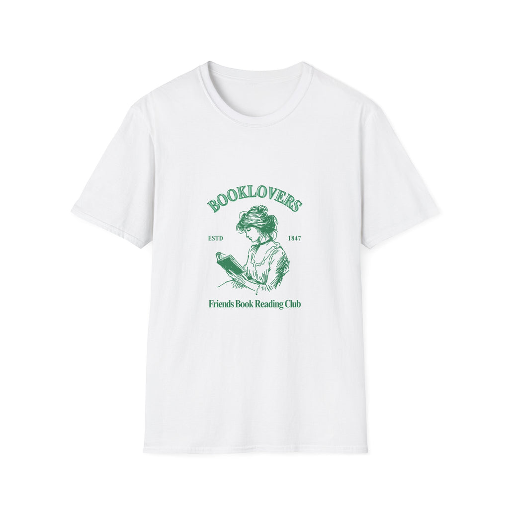 Booklovers T-Shirt — Vintage Reader Graphic Tee (Friends Beach Reading Club)