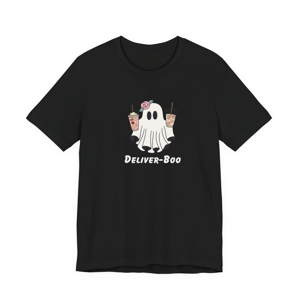 Deliver-Boo Ghost Tee – Cute Halloween Coffee T-Shirt