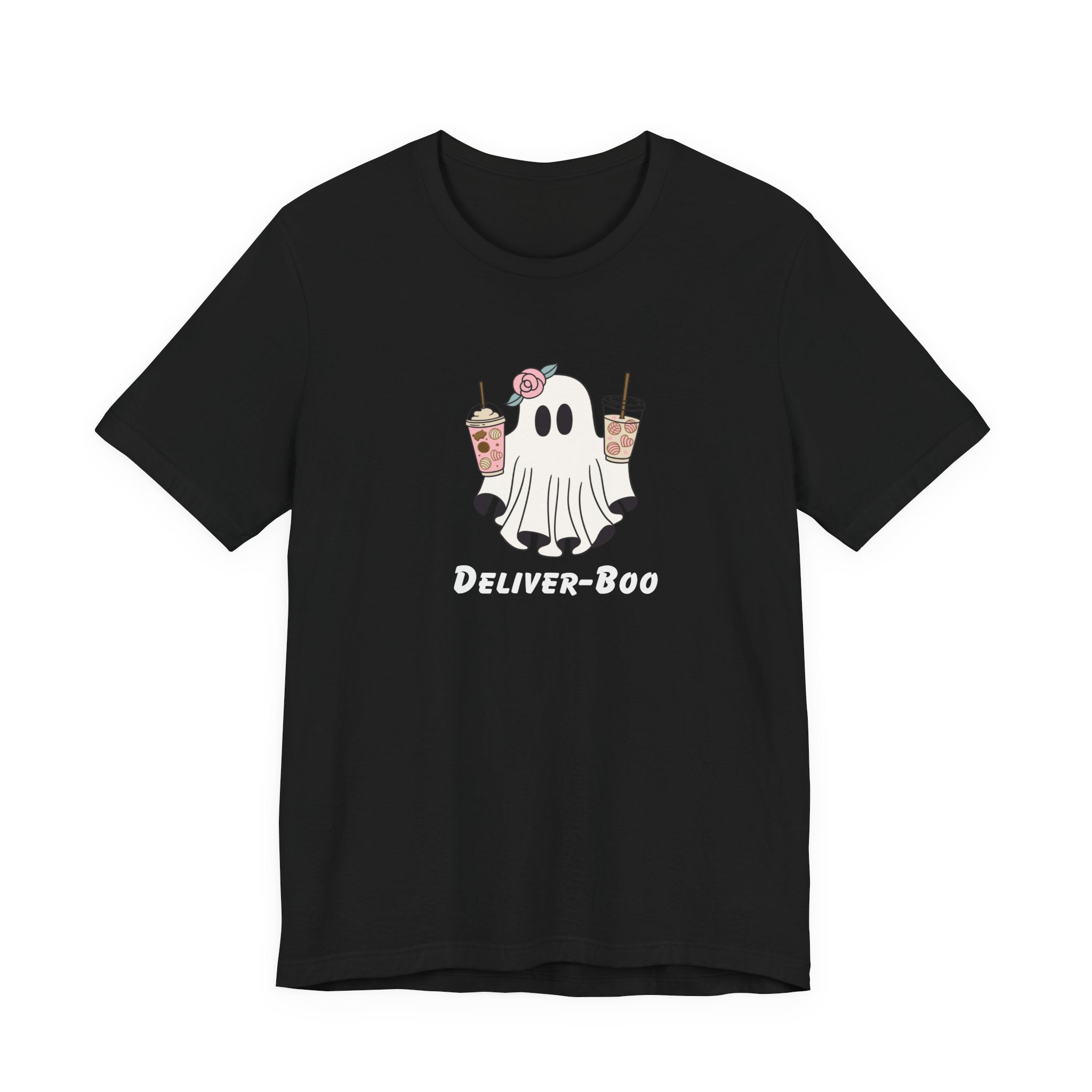 Deliver-Boo Ghost Tee – Cute Halloween Coffee T-Shirt