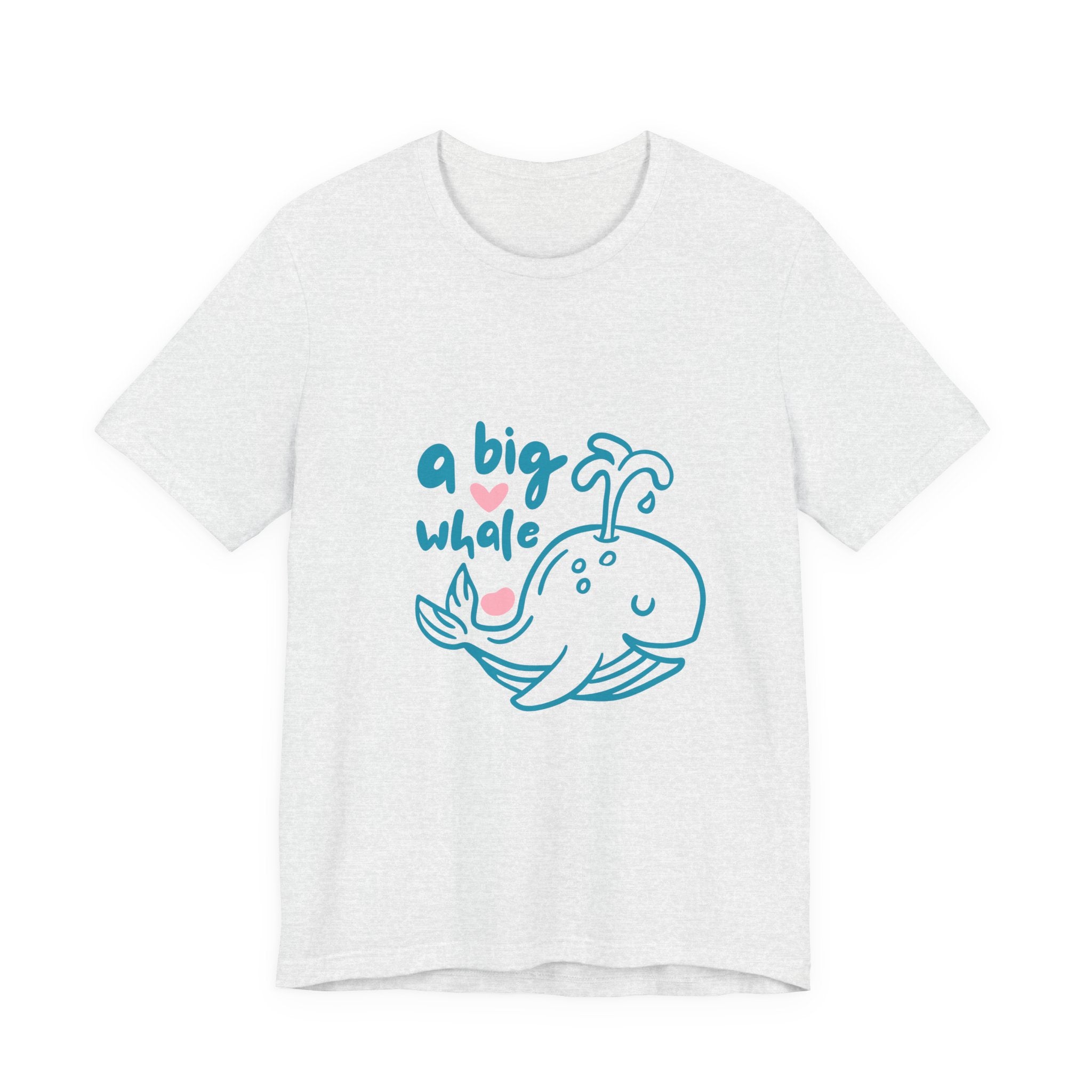 A Big Whale Cute Graphic Tee — Whimsical Ocean Lover T‑Shirt