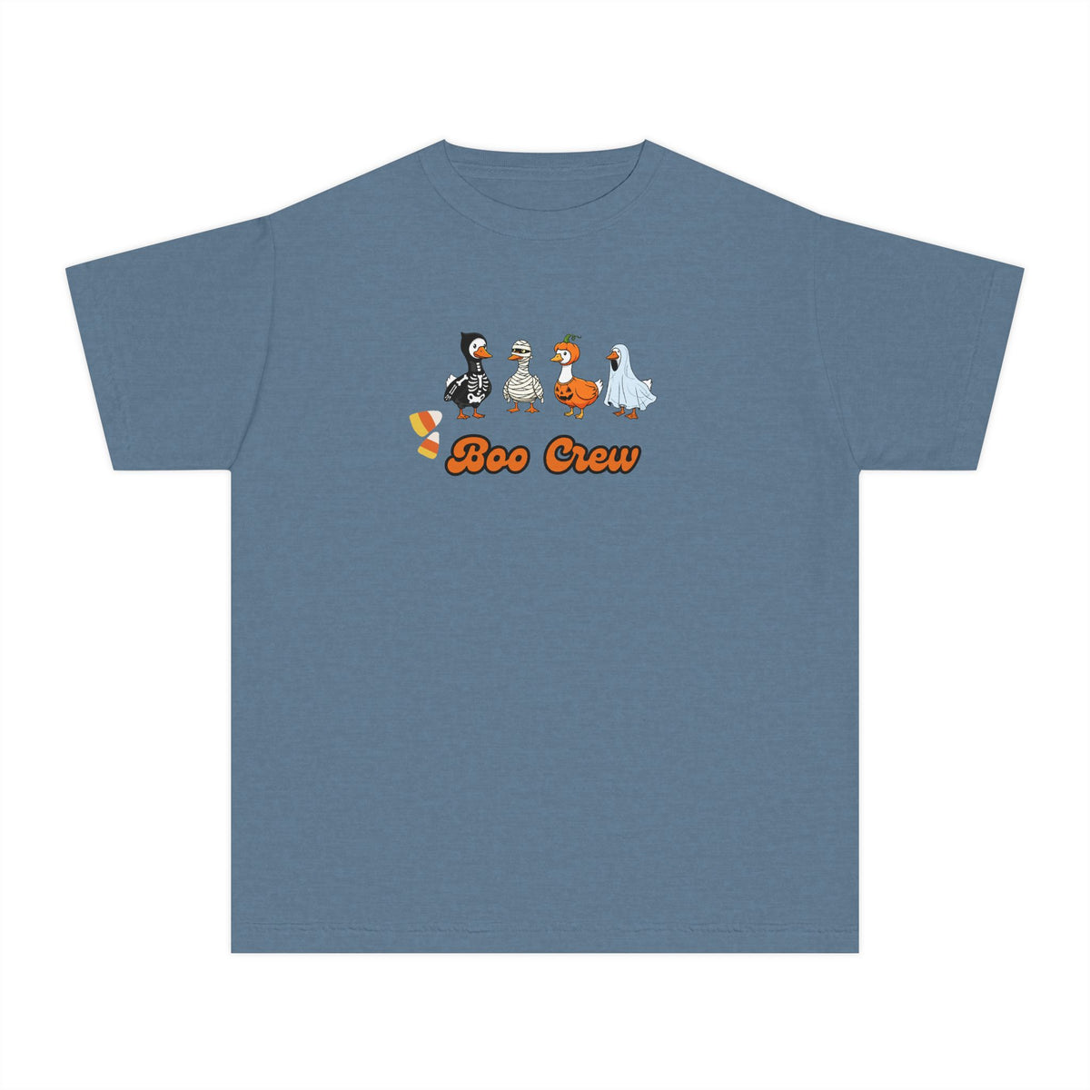 Kids "Boo Crew" Halloween Tee — Cute Ghost & Candy Corn Costume Shirt