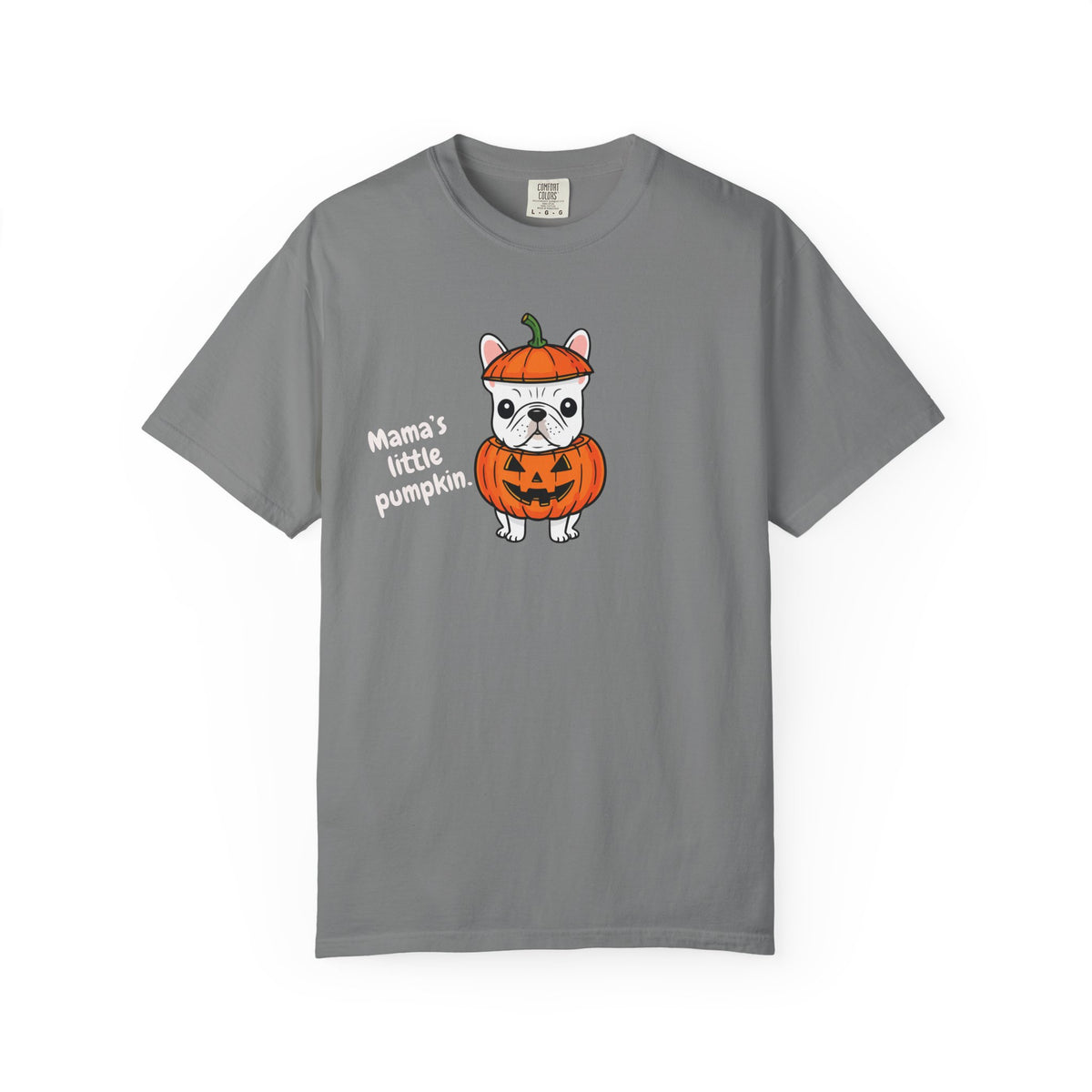Mama's Little Pumpkin Dog T-Shirt — Cute Halloween Puppy Tee