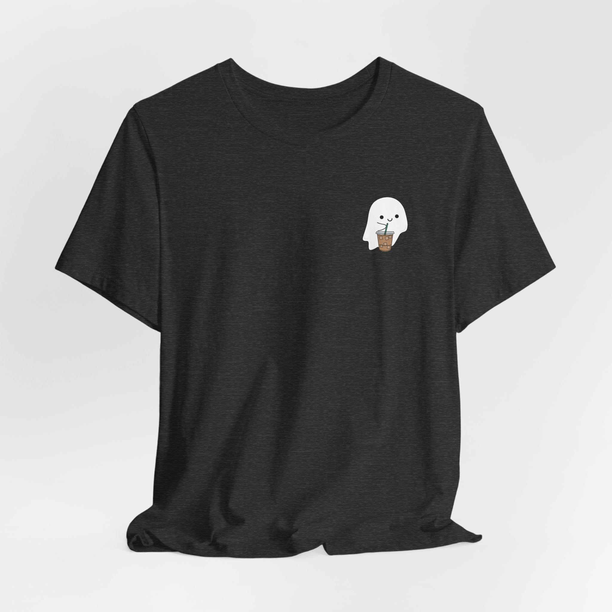 Seal with Coffee T-Shirt — Cute Minimal Pocket Graphic Tee