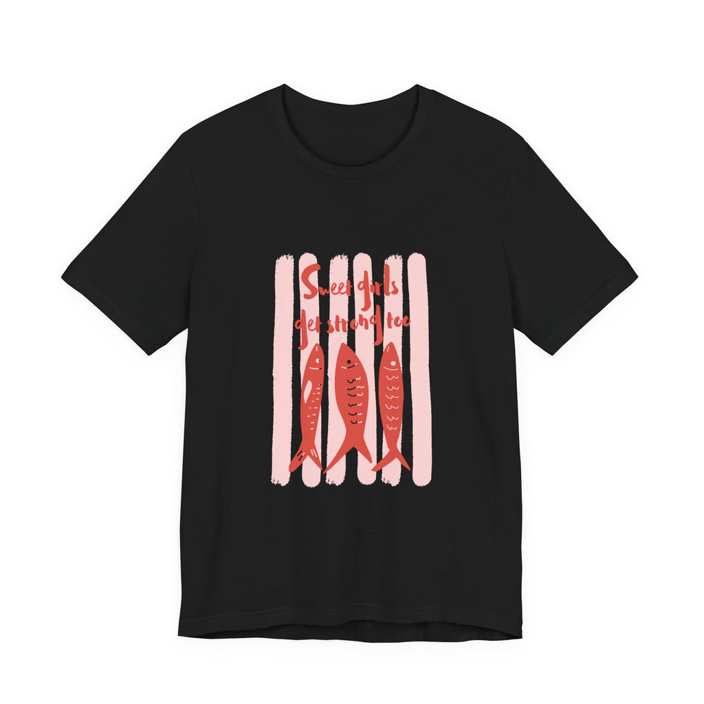 T-Shirt — Sweet Girls Get Stitched Too Graphic Tee