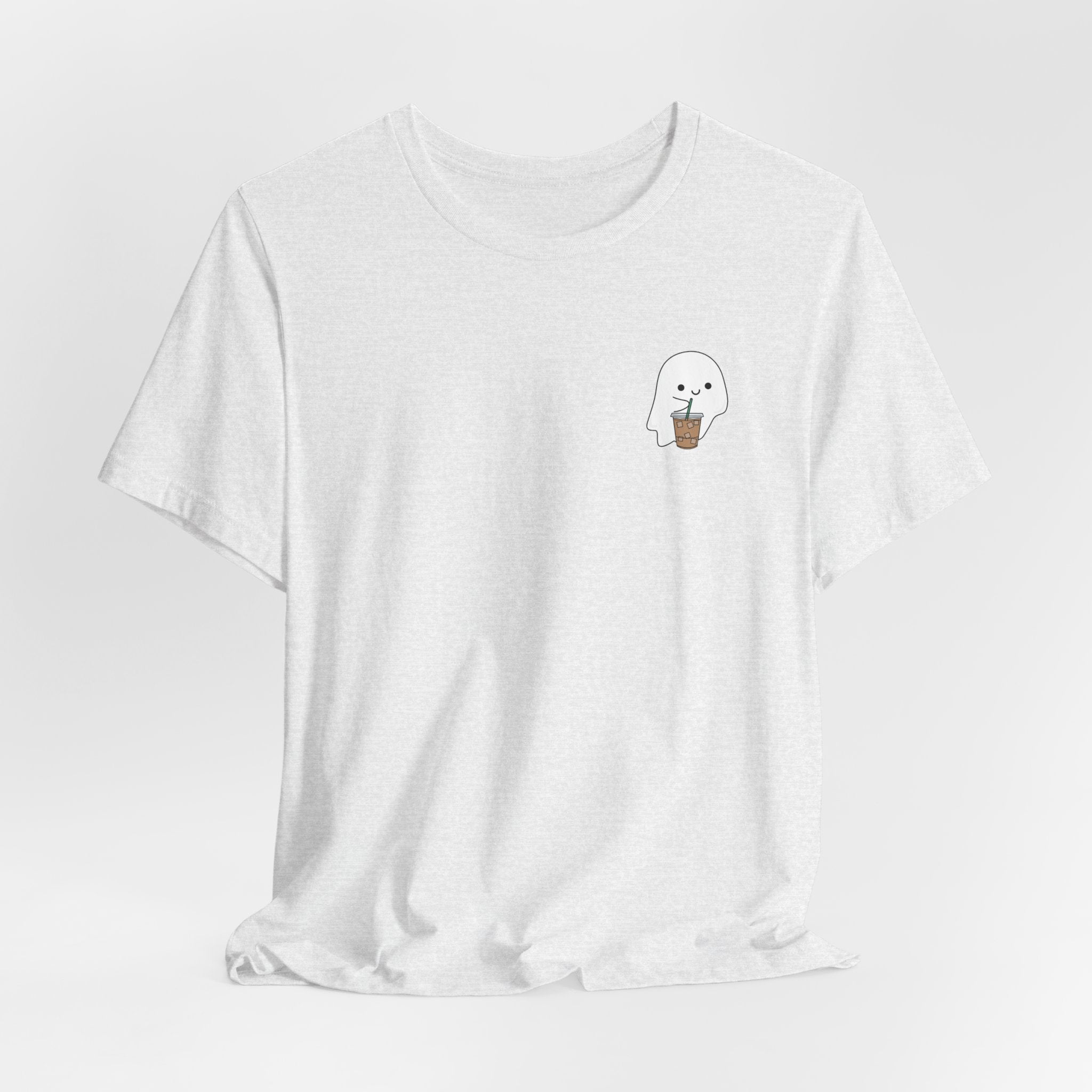 Seal with Coffee T-Shirt — Cute Minimal Pocket Graphic Tee