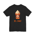 Pumpkin Spice Latte Tee — “Spice Latte Taster” Chest Logo & Back ‘It’s Time!’ Graphic