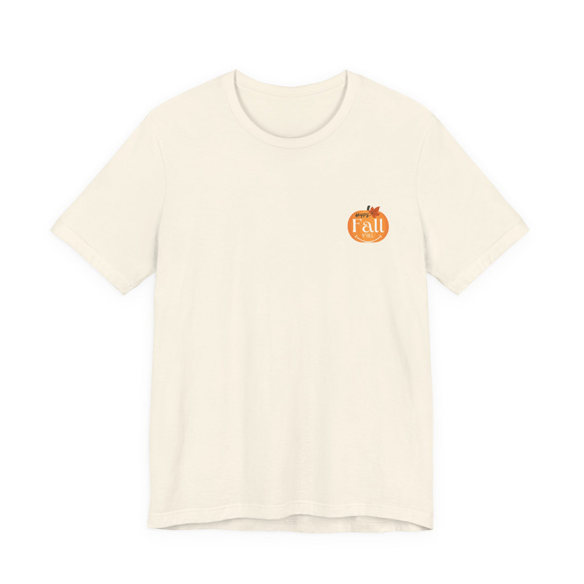 Hello Fall Tee — Cute Goose with Pumpkins Autumn Shirt